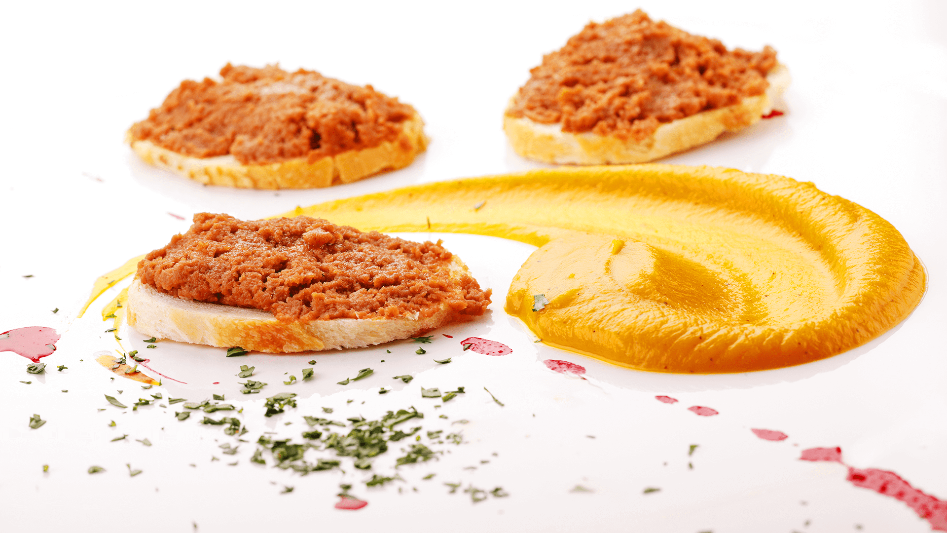 Pumpkin Soup with Pate Crouton - FelsineoVeg
