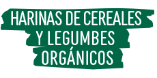 Organic cereals and legume based flours